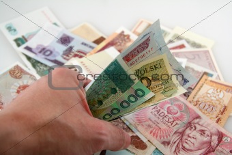 Hand Grasping Money