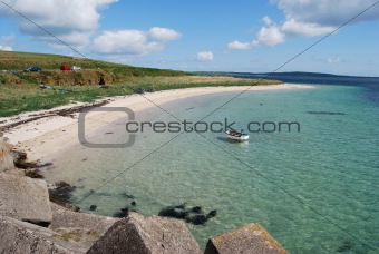 Beautiful beach on Orkney