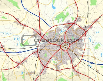 Generic city map