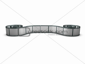 Rolled out film strip