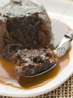 Sticky Toffee Pudding with Toffee Sauce