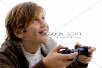 teen playing video games