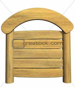 3d wooden signboard 