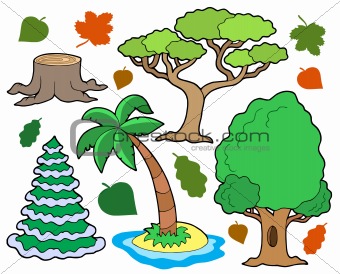 Various trees collection 1
