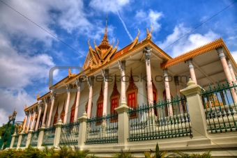 throne hall - royal palace - cambodia (hdr)