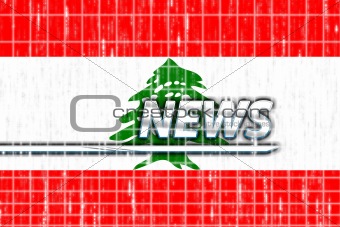 Flag of Lebanon news