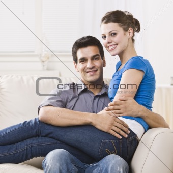 Attractive Couple Relaxing