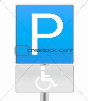 Invalid parking sign