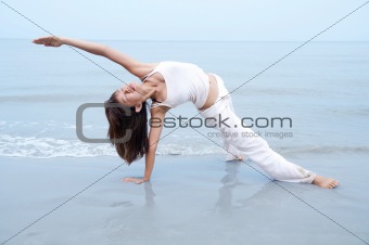 Beach Yoga.