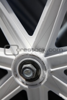 Tire Rim Close Up