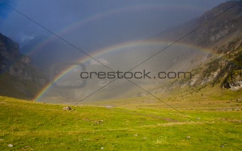 Rainbow over Odessa Canyon