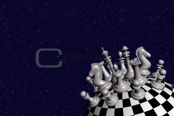 3D image of the chess world