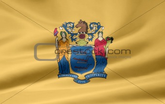 Flag of New Jersey - USA