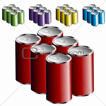 Six Pack Cans