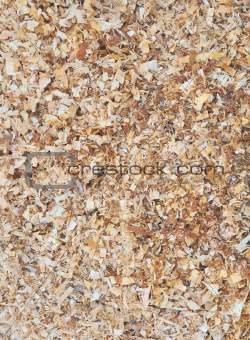 Wood chips and sawdust texture (background) 