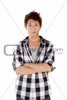 Young handsome Asian man