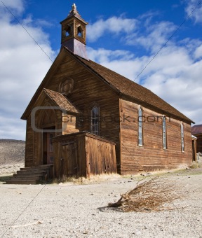 Old  church in Bodie