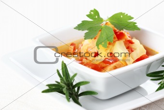 Vegetable cabbage stew