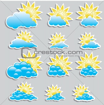 Universal icons - Set (Weather) for you