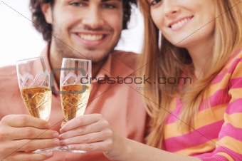 couple and drink
