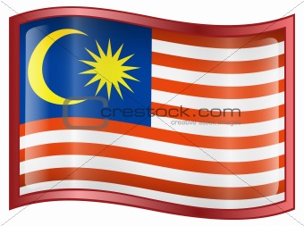 Malaysia Flag Icon.