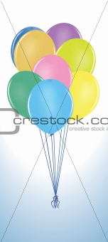 Balloon Cluster.  Vector EPS10 Illustration