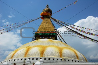 Buddhist stupa in Kathmandu Nepal