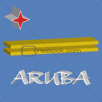 aruba 3d flag