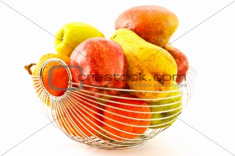 ripe fruit in a vase