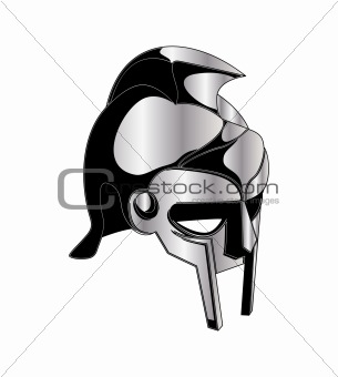 Gladiator Helmet Illustration