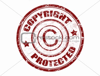 Copyright protected stamp