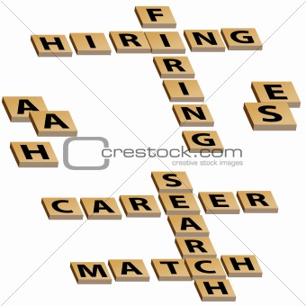 Crossword Hiring Firing Career Search Match