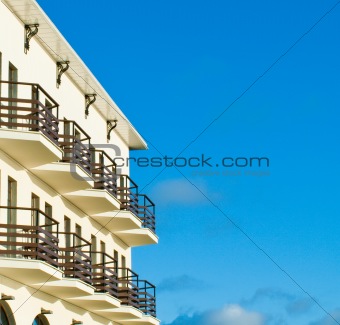 Hotel with balcony