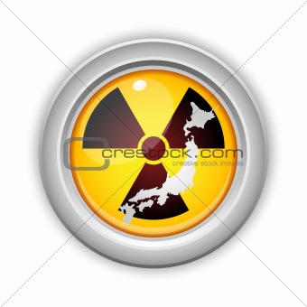 Japan Nuclear Disaster Yellow Button