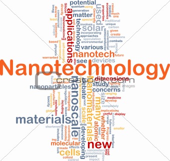 Nanotechnology background concept