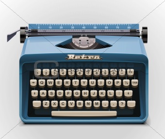 Vector typewriter XXL icon