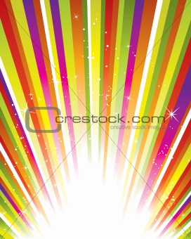 Vector starburst background