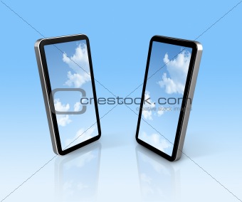 sky on two mobile phones