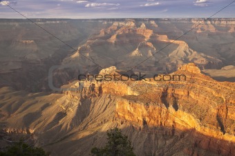Beautiful Landscape of the Grand Canyon, Arizona at Sunset.