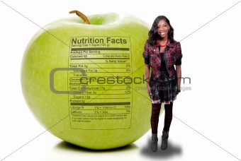 African American Teenager Apple Nutrition Facts