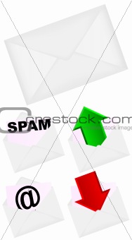 Set of Mail Icons