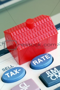 Calculate the mortgage rate and tax in real estate