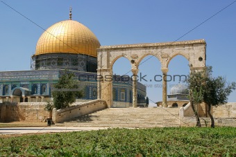 Dome on the Rock mosque.
