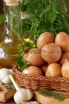 Baby potatoes.