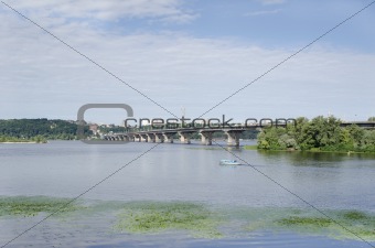 Kiyiv, Ukraine, Paton bridge