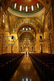 Interior of Saint Louis Cathedral