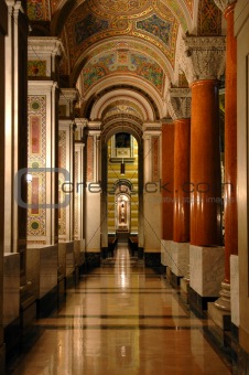 Interior of Saint Louis Cathedral