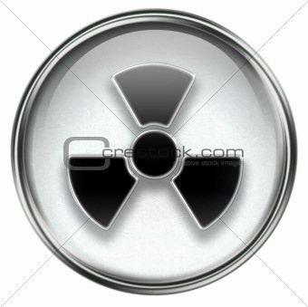 Radioactive icon grey