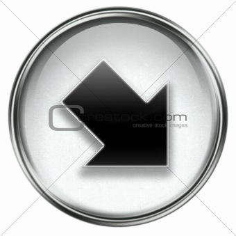 Arrow icon grey