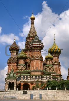 St Basil's Cathedral on Red Square in Moscow, Russia